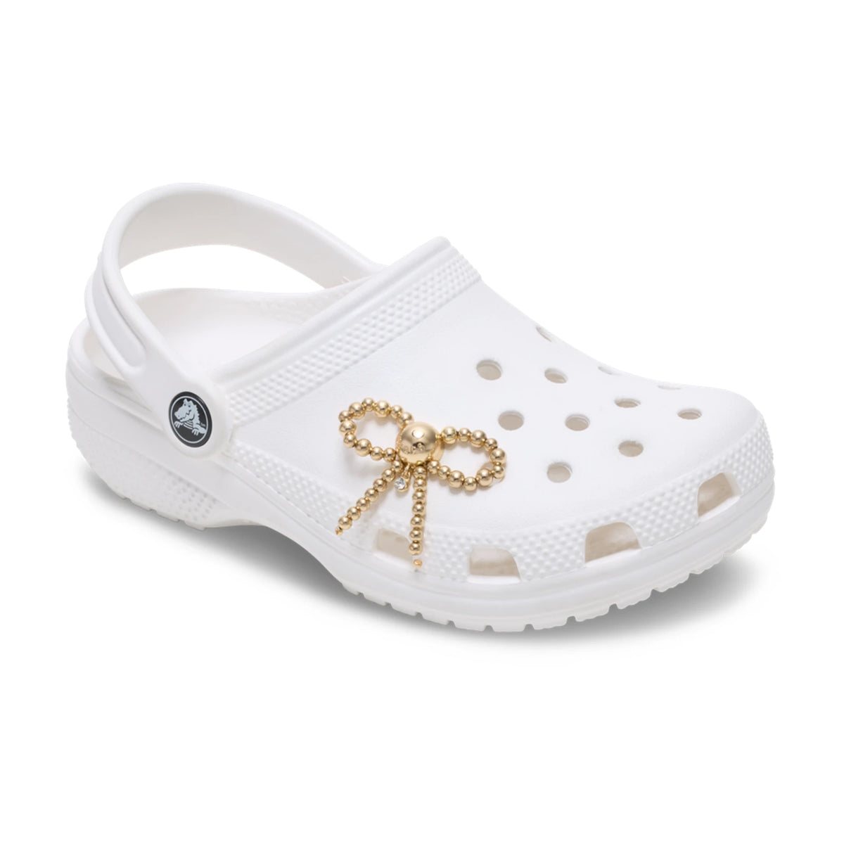 Gold Beaded Bow Jibbitz