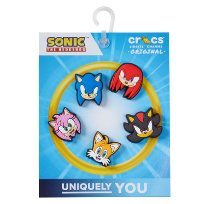 Sonic The Hedgehog 5pck Unisex Jibbitz