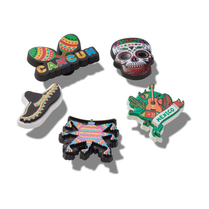 Jibbitz Cancun Mexico 5 Pack Unisex Multi