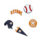 Mlb Houston Astros 5pck Unisex Jibbitz