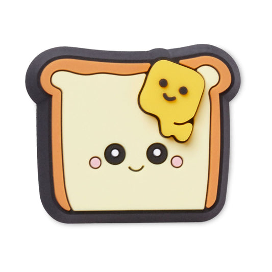 Jibbitz Buttered Toast Unisex