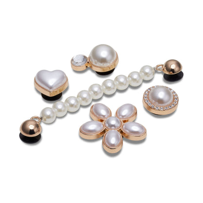Jibbitz Dainty Pearl Jewelry 5 Pack Unisex