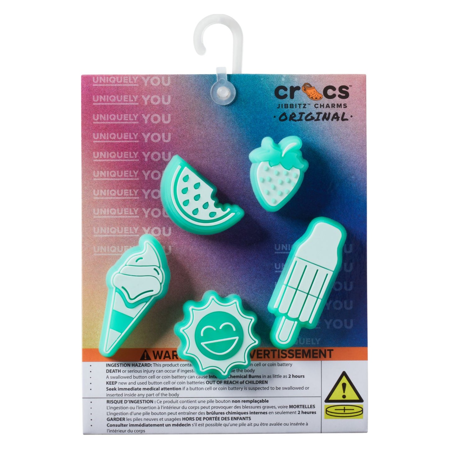 Jibbitz Lights Up Translucent 5 Pack