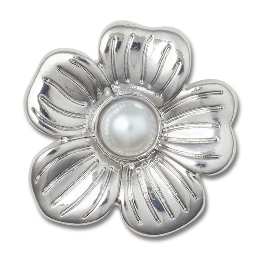 Jibbitz Silver Daisy 2