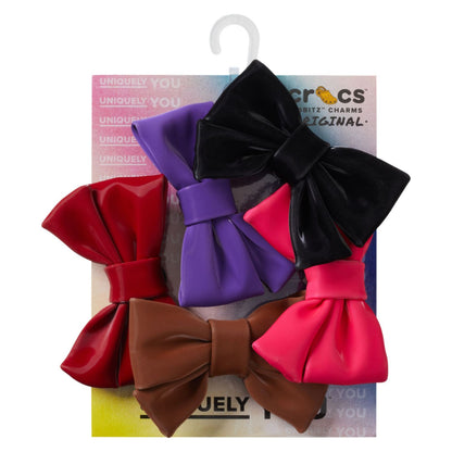 Jibbitz Solid Romantic Bow 5 Pack