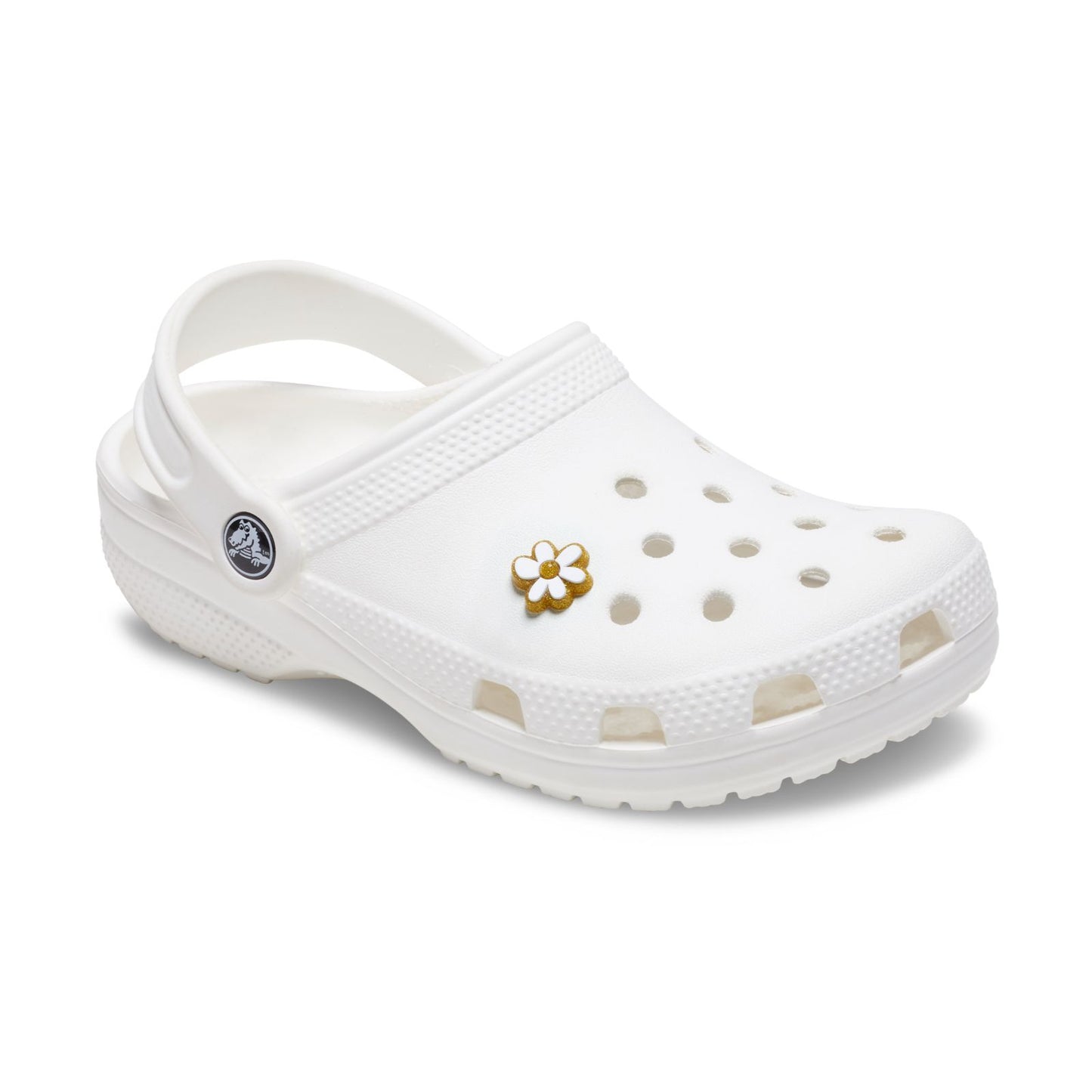 Gold And White Floral Unisex Multi Jibbitz