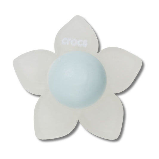 Jibbitz Iridescent Flower Dark Blue Unisex Multi
