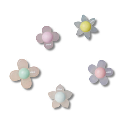 Iridescent Flowers 5 Pack Jibbitz