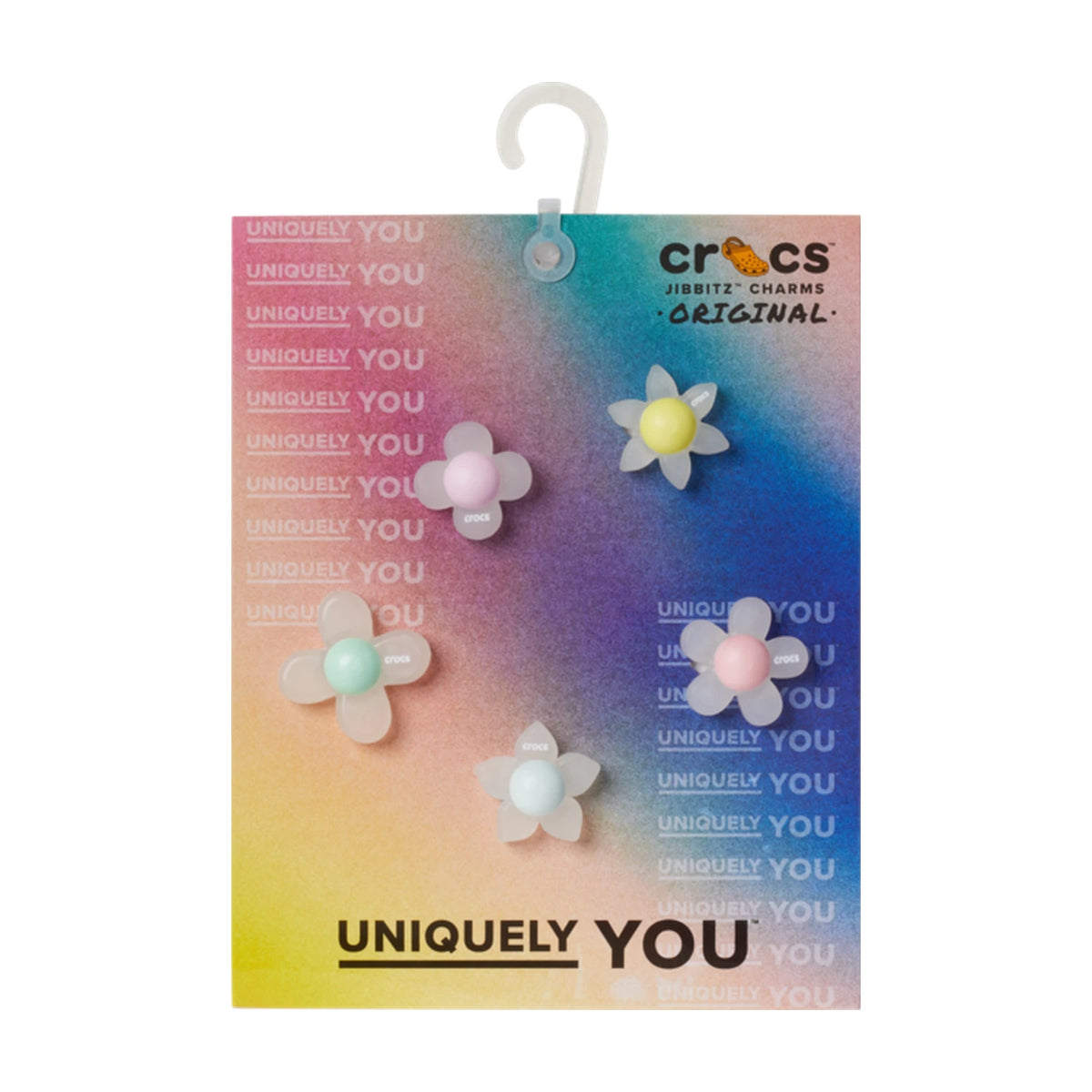 Iridescent Flowers 5 Pack Jibbitz