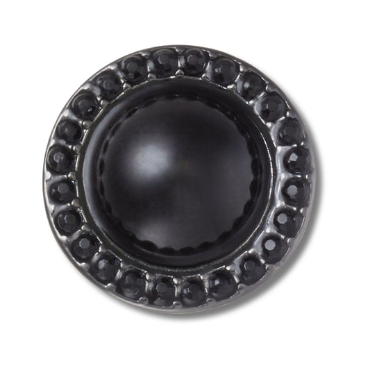 Jibbitz Black Dome With Gems Unisex Multi