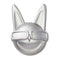 Jibbitz Punk Silver Bunny Unisex Multi