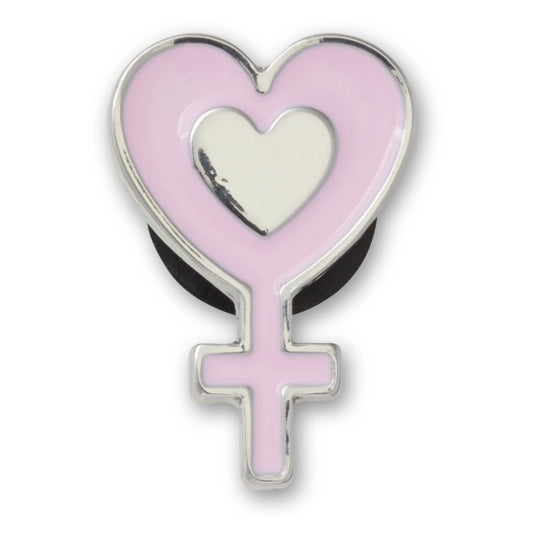 Jibbitz Silver Female Symbol Unisex Multi