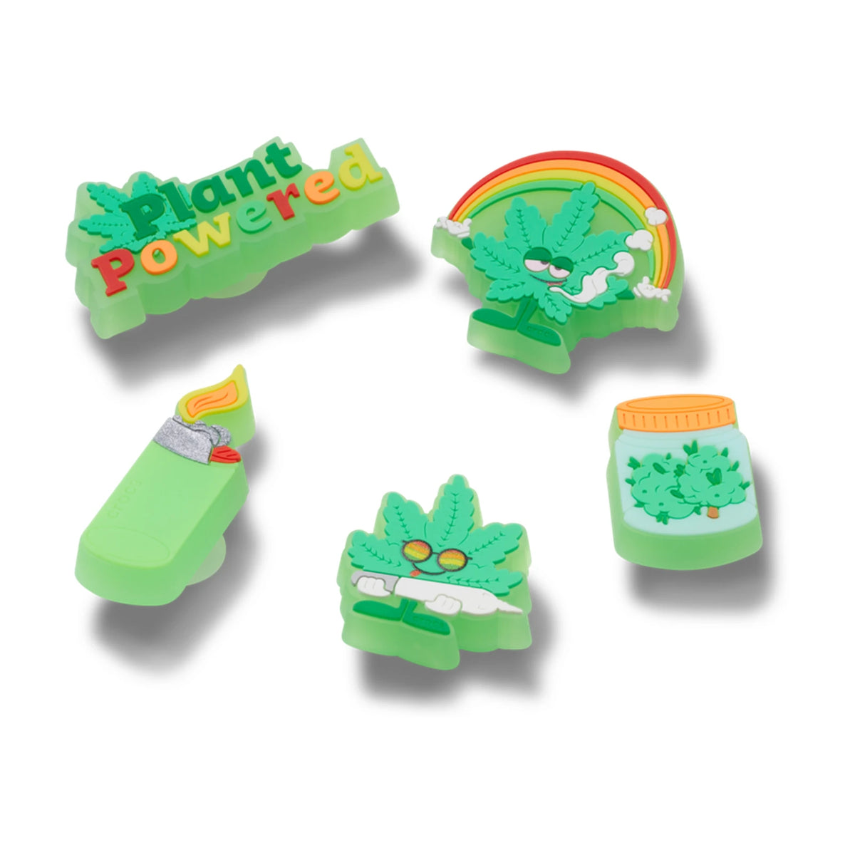 Hemp Plant Powered 5 Pack Jibbitz