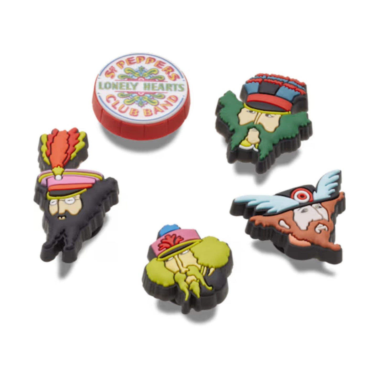 Yellow Submarine 5 Pack Unisex Multi Jibbitz