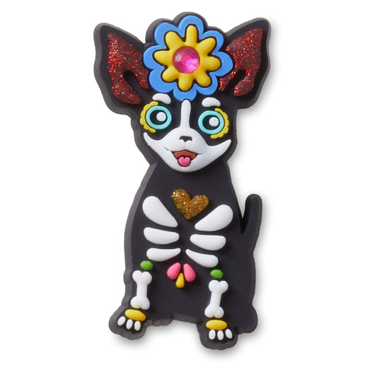 Dia De Los Muertos Dog Unisex Multi Jibbitz