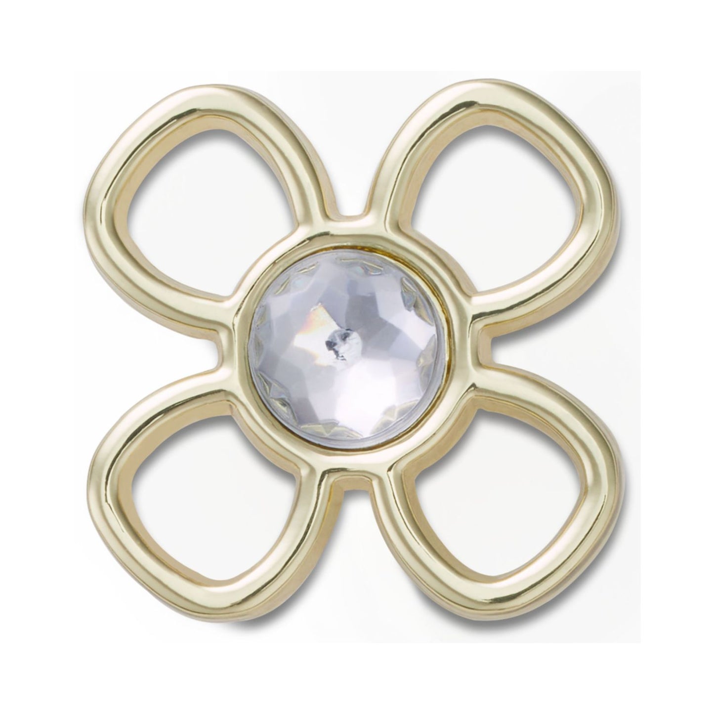 Jibbitz Cutout Gold Flower Unisex Multi