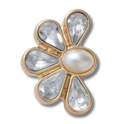 Jibbitz Half Gem Floral With Pearl Unisex Multi