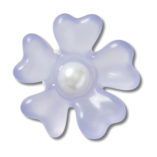Lavender Matte Pearl Flower Unisex Multi Jibbitz
