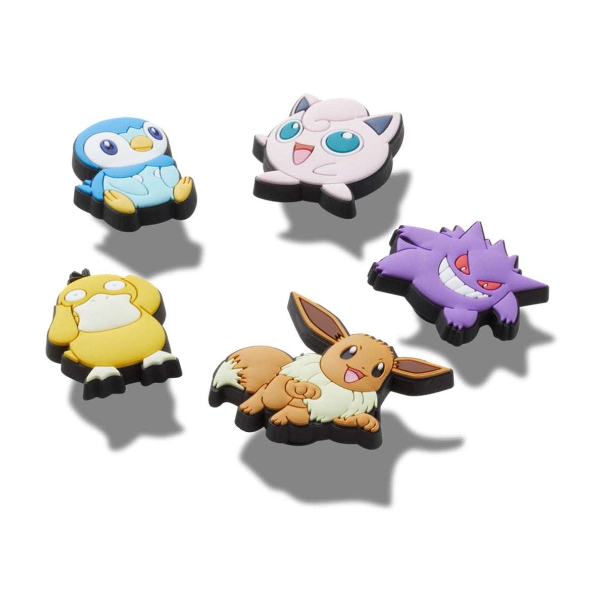 Pokemon Assrtd 5 Pck Jibbitz