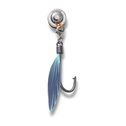 Black Fly Fishing Fly Unisex Multi Jibbitz
