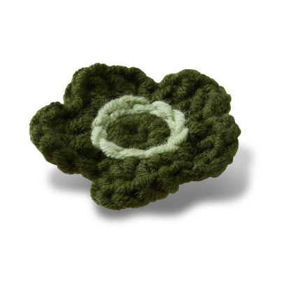 Green Crochet Flower Unisex Multi Jibbitz