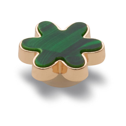 Crafted Green Flower Unisex Multi Jibbitz