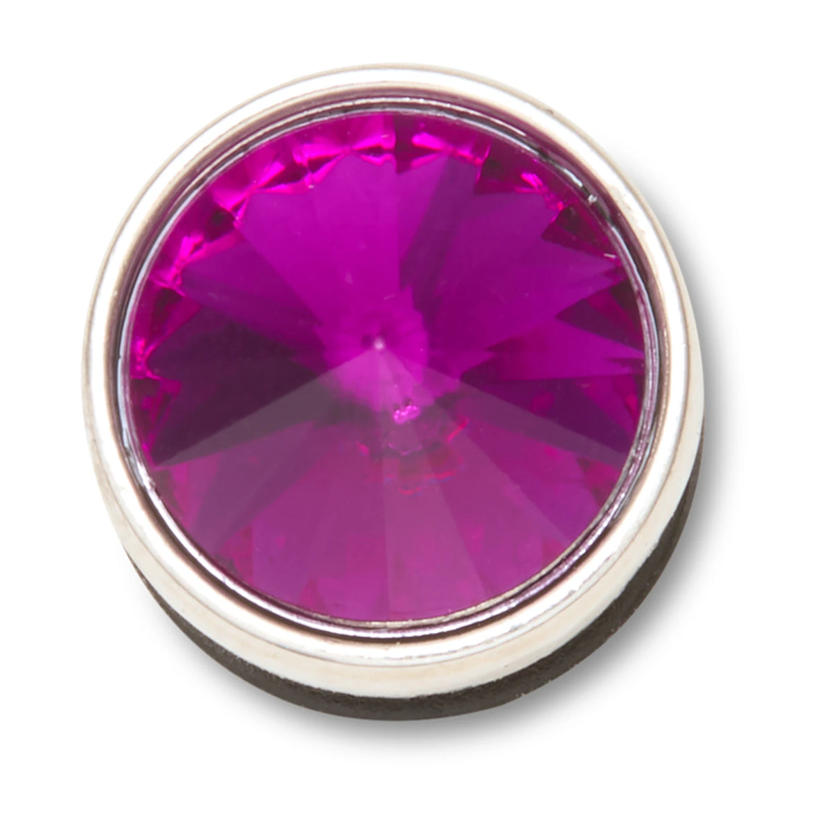 Silver Purple Stud Jibbitz
