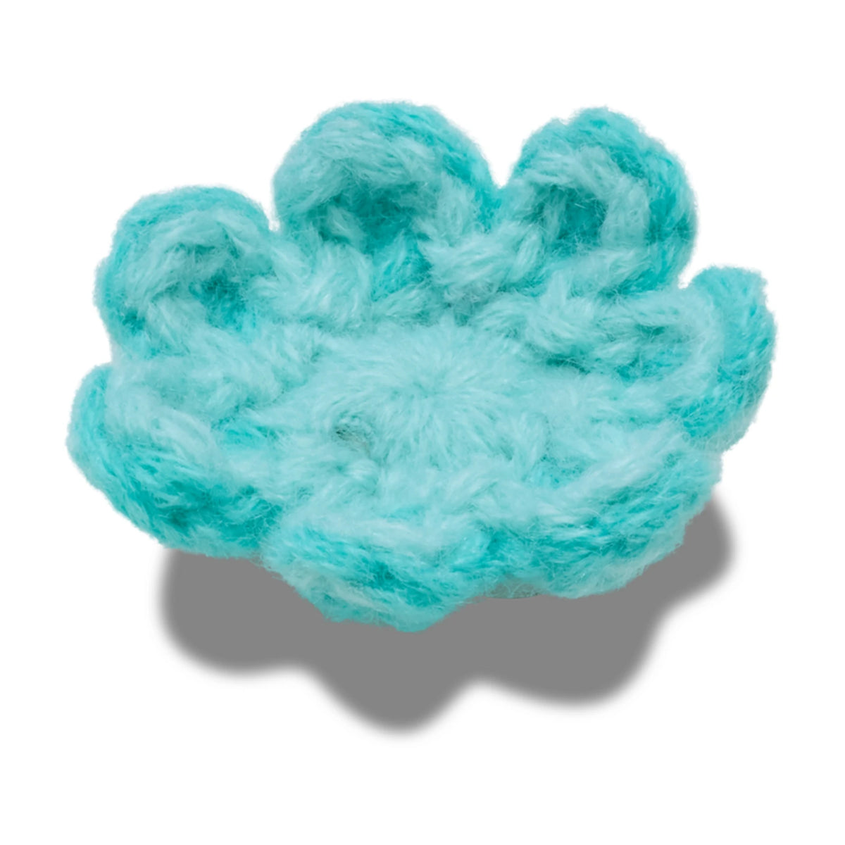 Crochet Blue Flower Jibbitz
