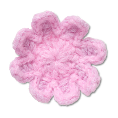 Crochet Light Pink Flower Jibbitz