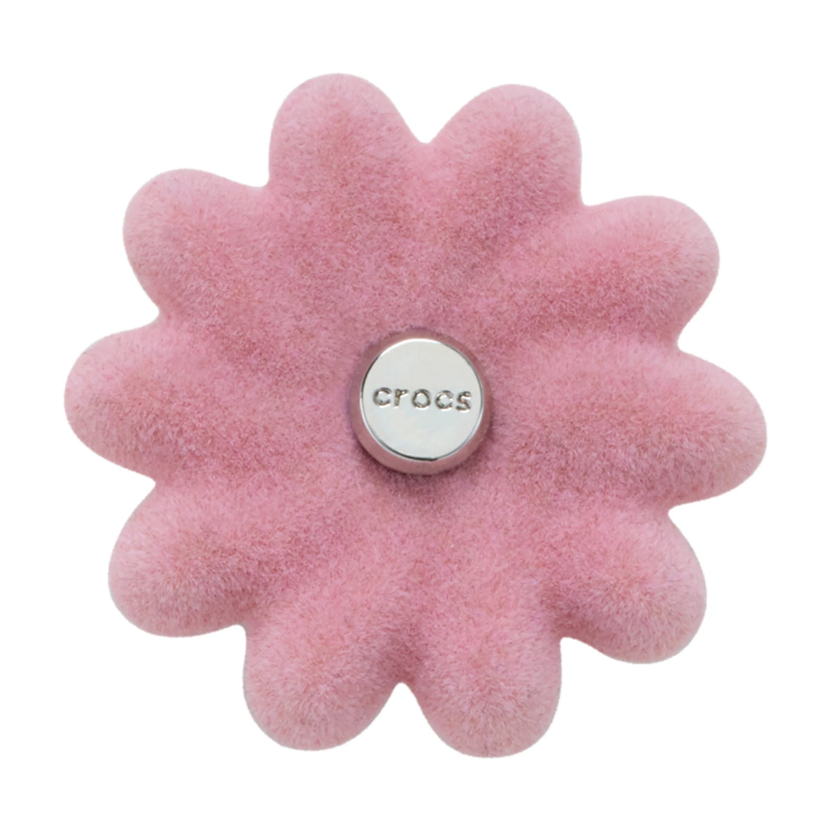 Pink Velvet Flower Jibbitz