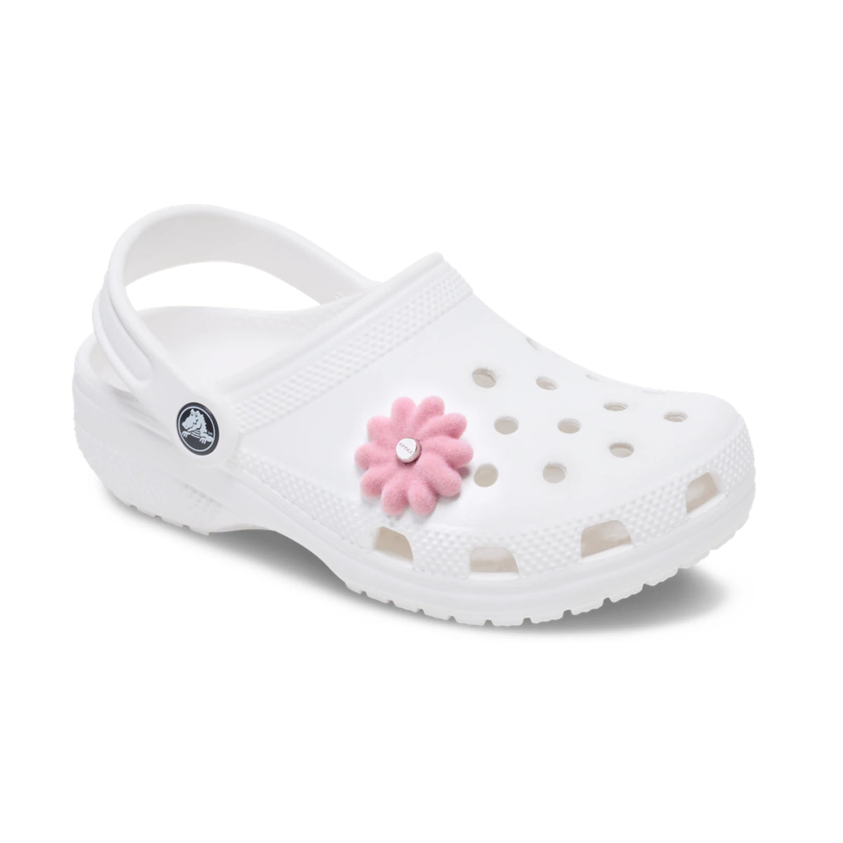 Pink Velvet Flower Jibbitz