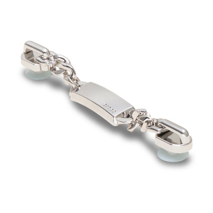 Silver Tag Chain Jibbitz