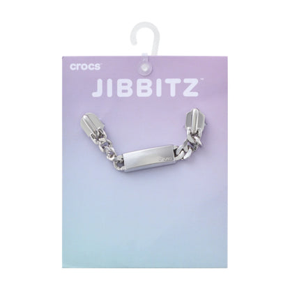 Silver Tag Chain Jibbitz