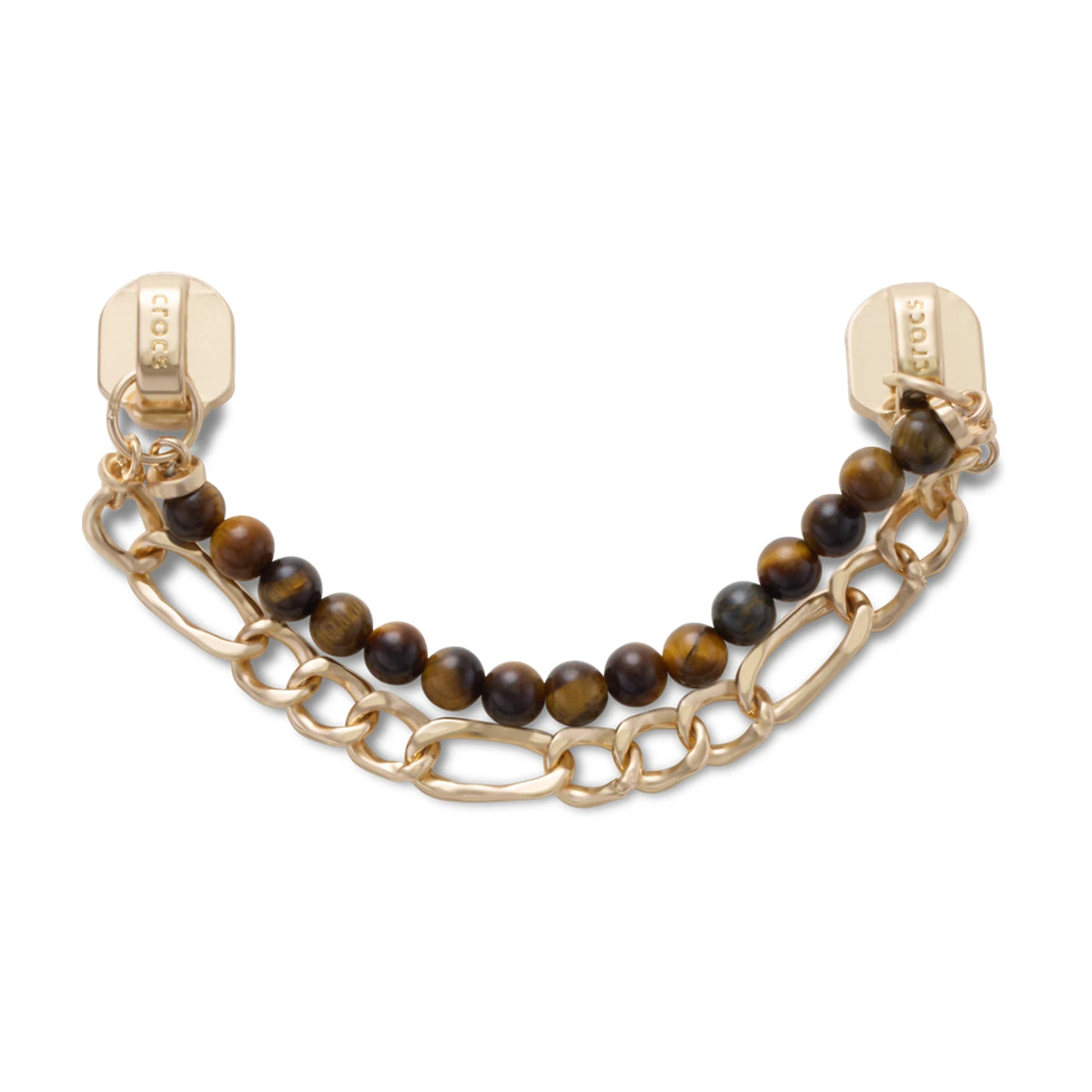 Gold Double Tortoise Chain Jibbitz