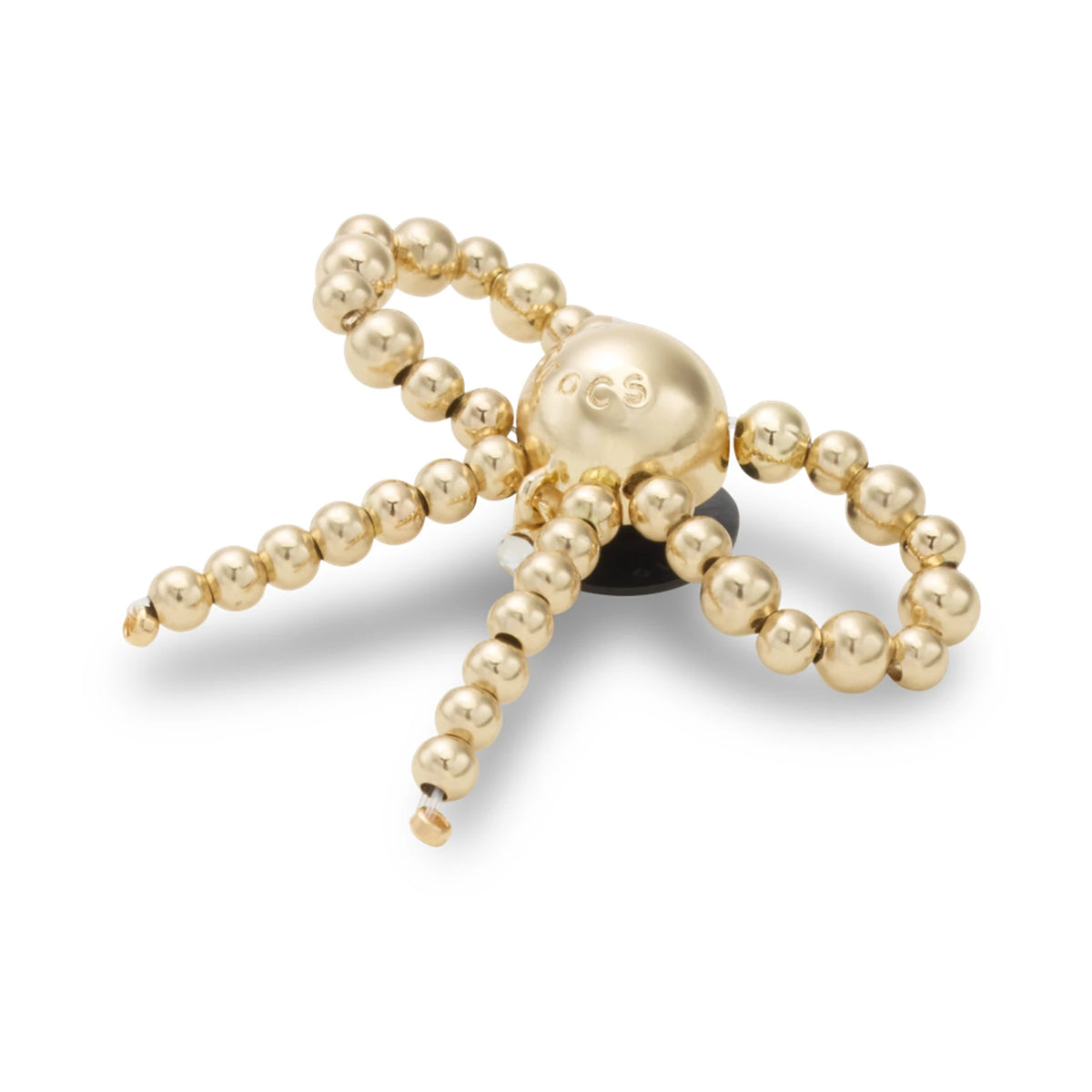 Gold Beaded Bow Jibbitz