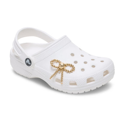 Gold Beaded Bow Jibbitz
