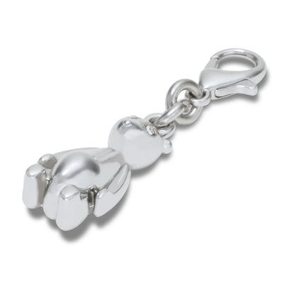 Silver Bear Charm Jibbitz