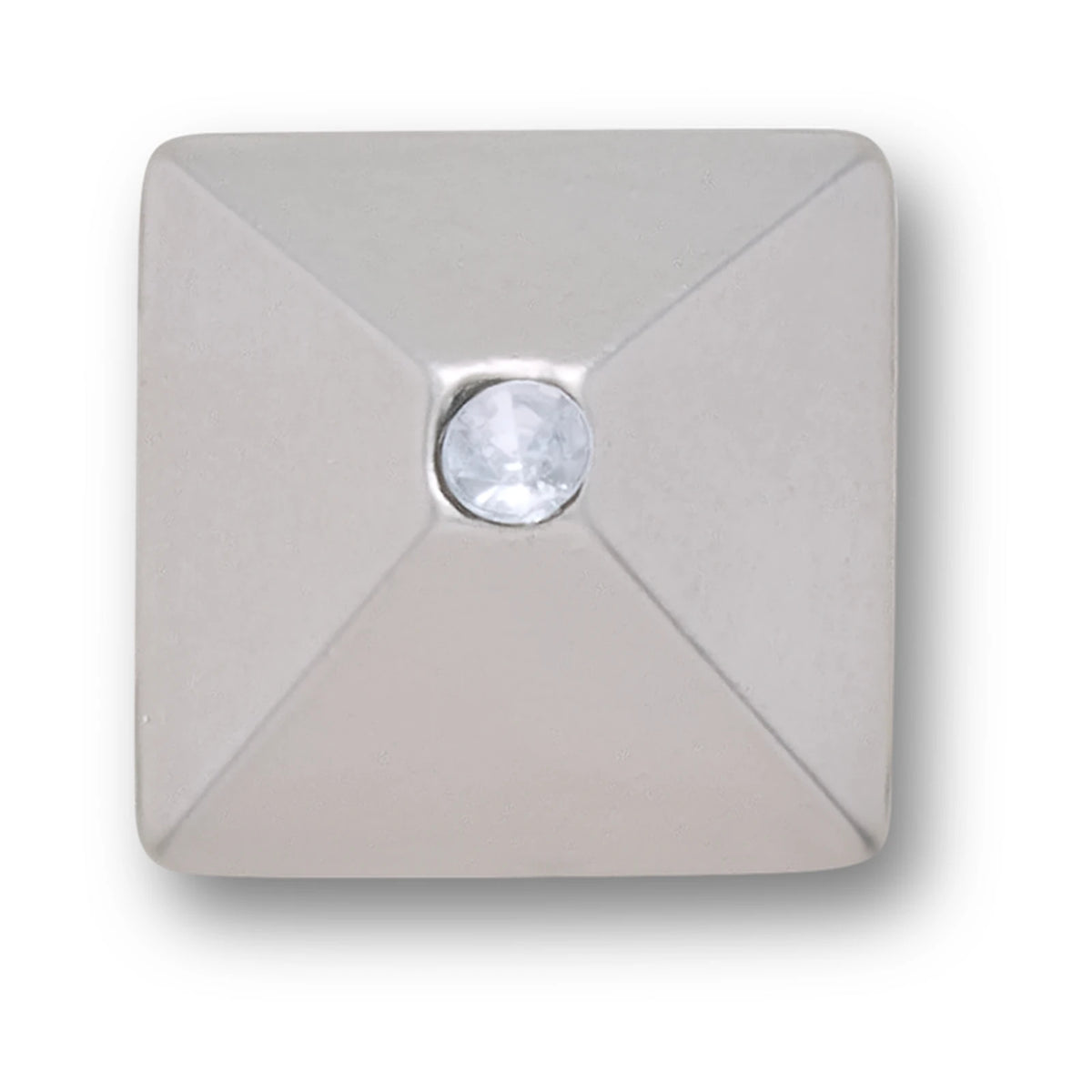 Dark Silver Pyramid Stud Jibbitz