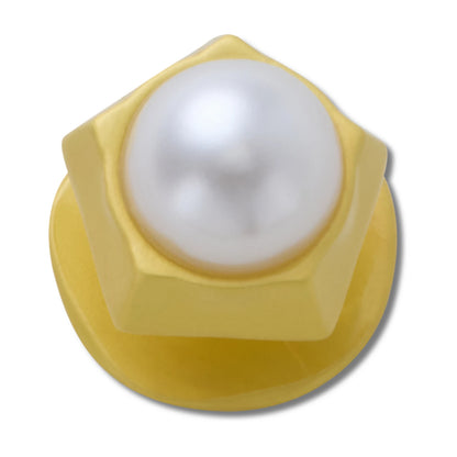 Gold Pentagon Pearl Jibbitz