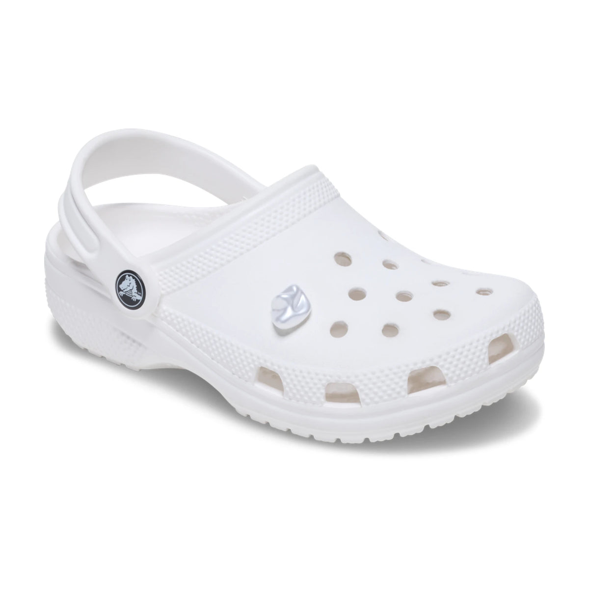 White Square Baroque Pearl Jibbitz