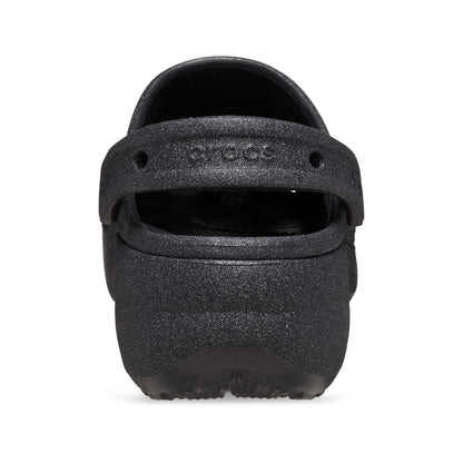 Classic Platform Glitter Clog