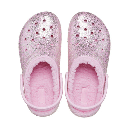 Classic Lined Glitter Clog Niños Grandes