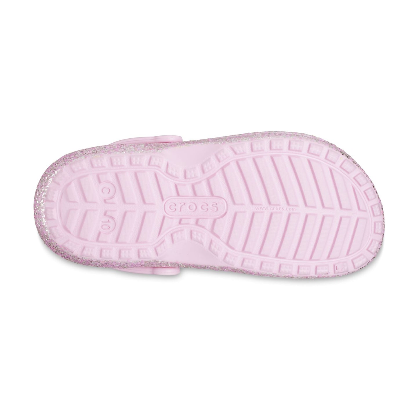 Classic Lined Glitter Clog Kids
