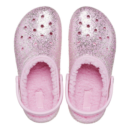 Classic Lined Glitter Clog Kids