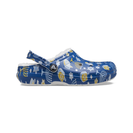 Crocs-209328-90h-c4 Classic Lined Hanukkah Clog T Mlt C4 Kids