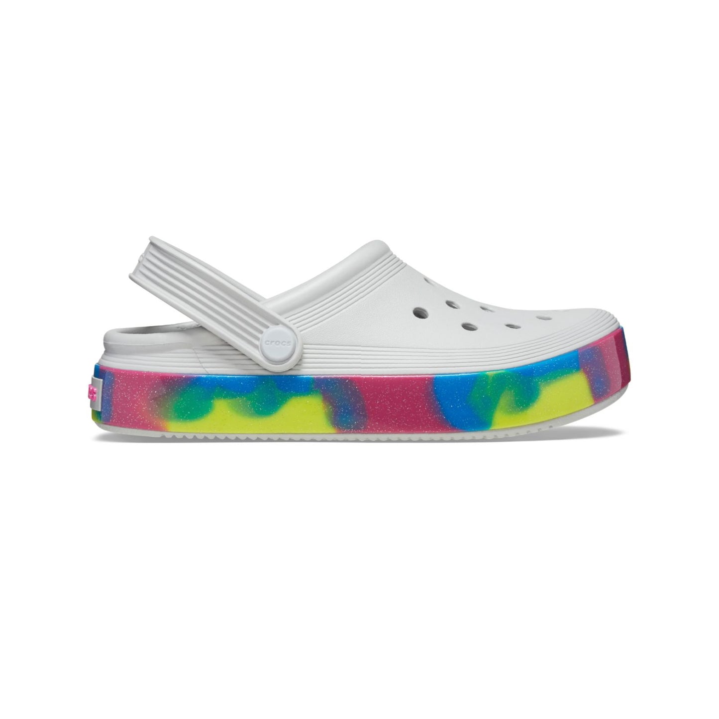 Off Court Glitter Band Clog Niños Grandes