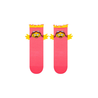 Crocs-209850-680-s-m Mcdonalds Socks Birdie Pink S-m Unisex
