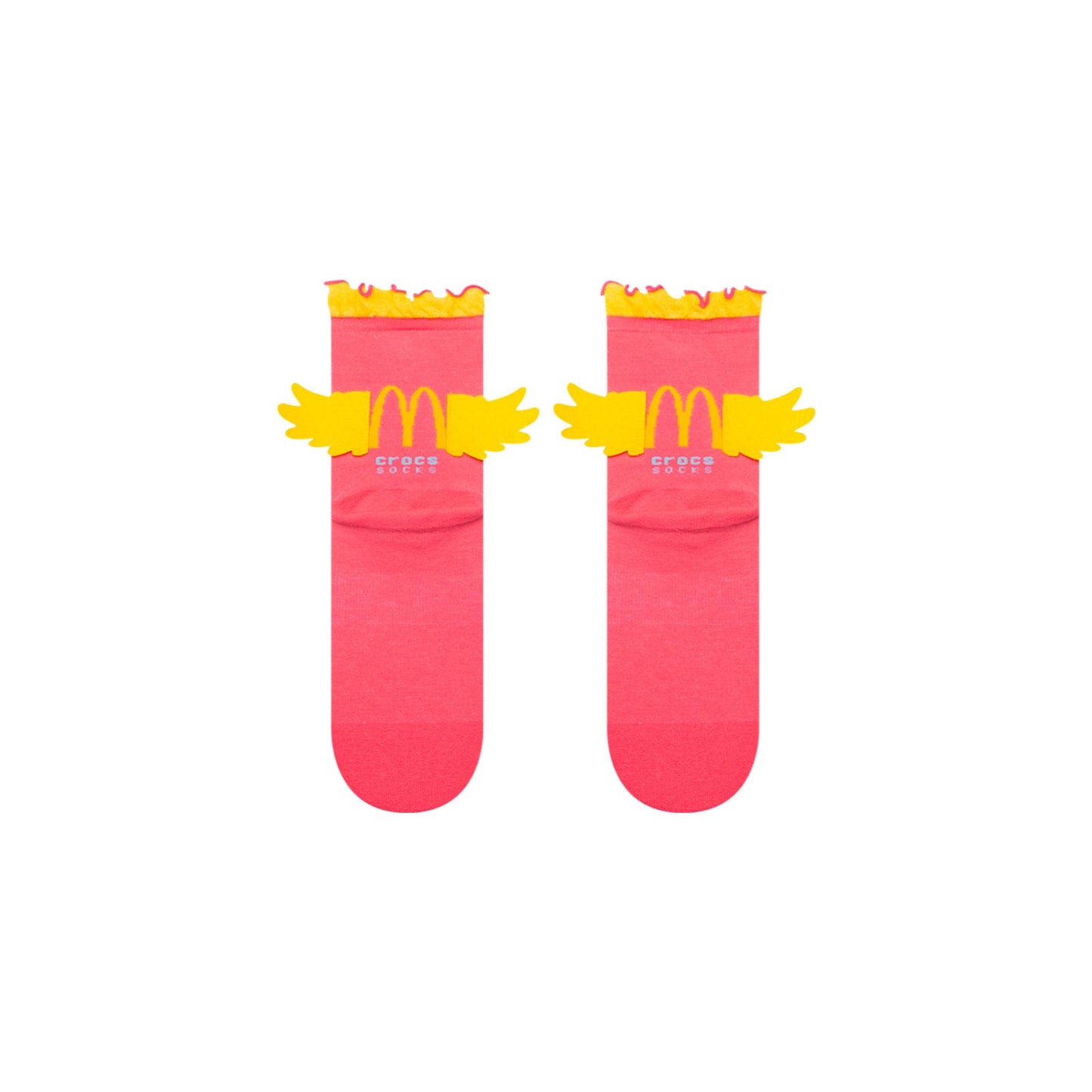 Crocs-209850-680-s-m Mcdonalds Socks Birdie Pink S-m Unisex