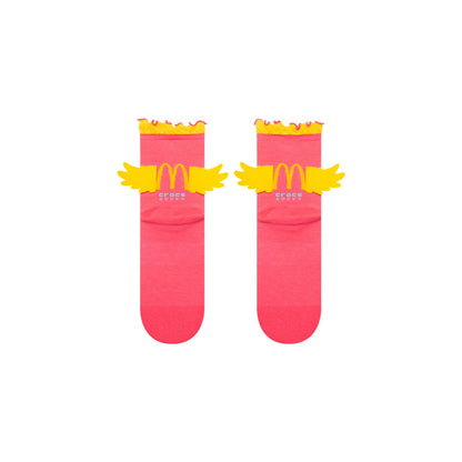 Crocs-209850-680-s-m Mcdonalds Socks Birdie Pink S-m Unisex
