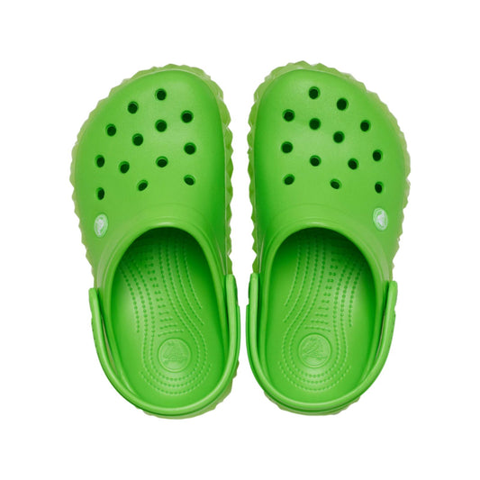 Crocband Geometric Glow Band Clog Kids